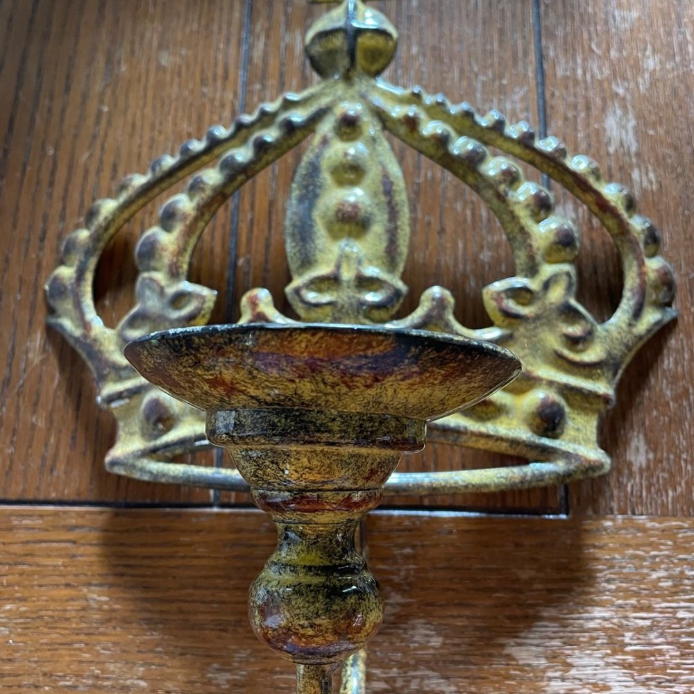 Crown Wall Candle Holder